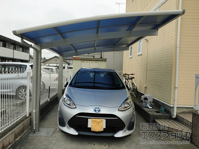 栃木県小山市ののカーポート プレシオスポート 積雪〜20cm対応 施工例