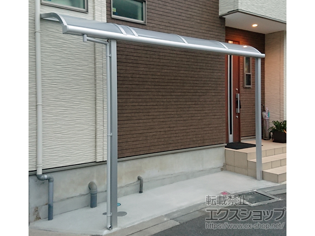 埼玉県和光市ののテラス屋根 スピーネ R型 テラスタイプ 単体 積雪〜20cm対応 施工例