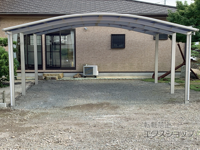 静岡県沼津市ののカーポート レイナツインポートグラン 延長　積雪〜20cm対応 施工例