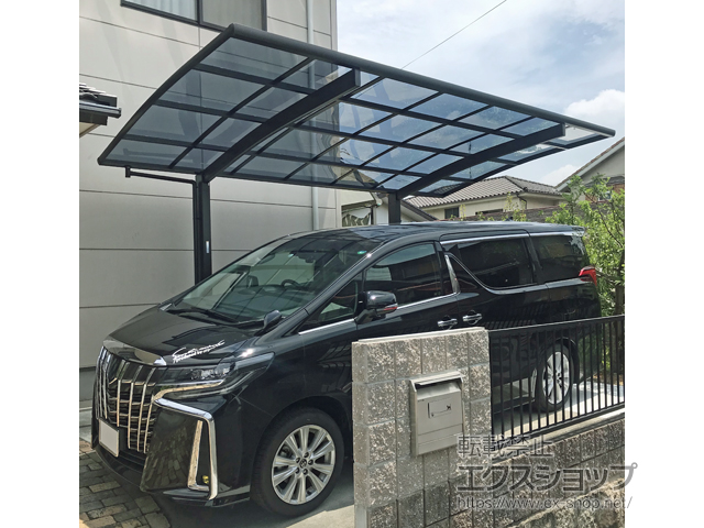 岡山県都窪郡早島町ののカーポート プレシオスポート 積雪〜20cm対応 施工例