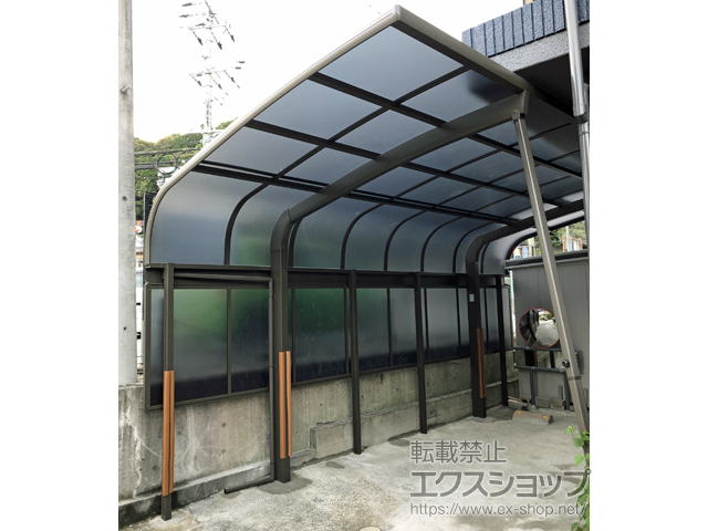 兵庫県神戸市のLIXIL リクシル（トステム）のカーポート テールポートシグマIII 積雪〜20cm対応 施工例