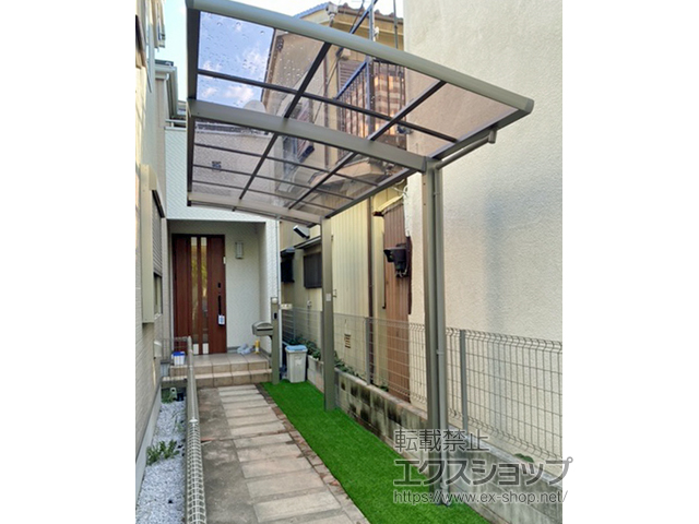 東京都足立区ののサイクルポート・駐輪場 ネスカRミニ (ラウンドスタイル) 積雪〜20cm対応 施工例