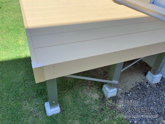 北海道札幌市ののウッドデッキ リウッドデッキ 200 施工例