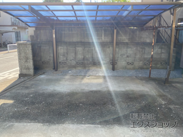 千葉県松戸市ののカーポート プレシオスポート 積雪〜20cm対応 施工例