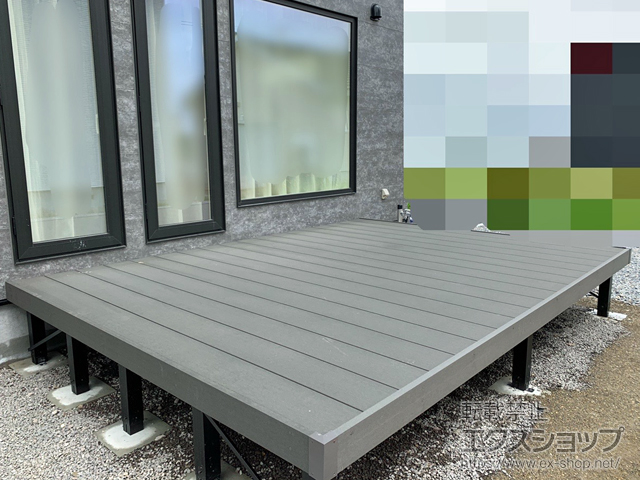 北海道北斗市ののウッドデッキ リウッドデッキ 200 施工例