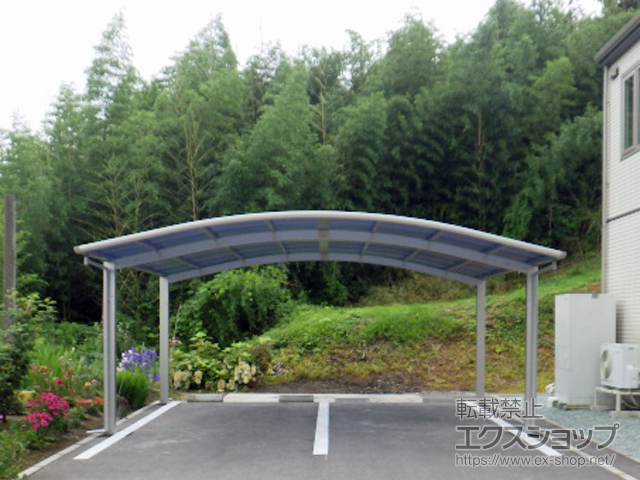 宮城県登米市ののカーポート レイナツインポートグラン　積雪〜20cm対応 施工例