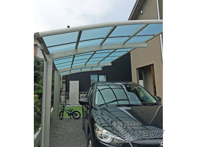 愛媛県松山市ののカーポート レイナポートグラン 延長　積雪〜20cm対応 施工例