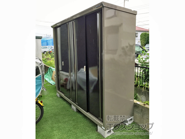 東京都府中市のの物置・屋外倉庫 ナイソーシスター　2160×720×1903 KMW-217E-P-CB 施工例