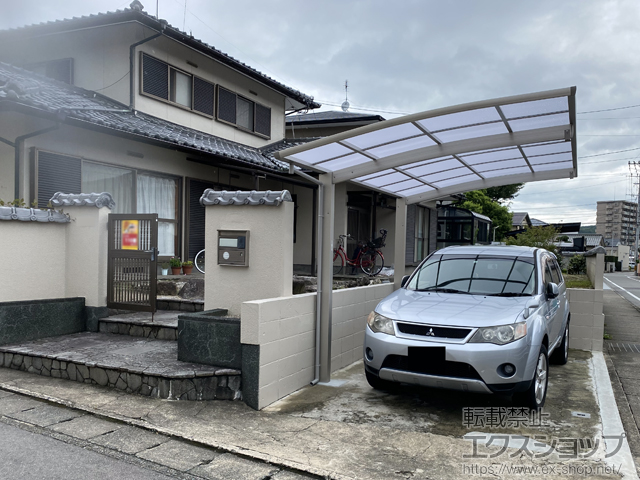 福岡県福岡市ののカーポート プレシオスポート 積雪〜20cm対応 施工例