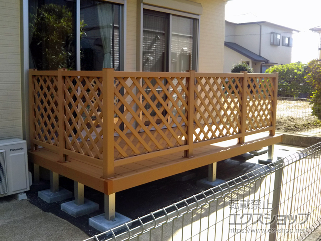 福岡県朝倉郡筑前町ののウッドデッキ マージウッドデッキ 施工例