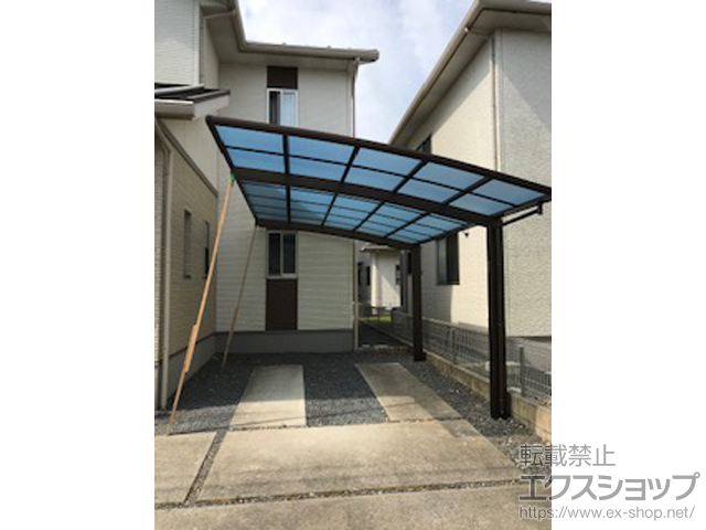 茨城県牛久市ののカーポート レイナポートグラン　積雪〜20cm対応 施工例