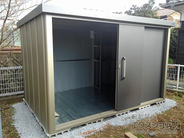 熊本県玉名市のの物置・屋外倉庫 エスケーエイト SK8-180 一般型 3000×2000×1940 SK8-180-GK 施工例
