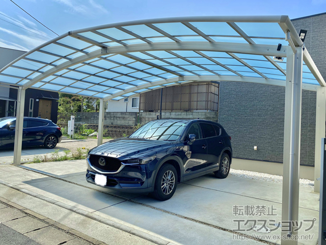 福岡県福津市ののカーポート レイナトリプルポートグラン　積雪〜20cm対応 施工例