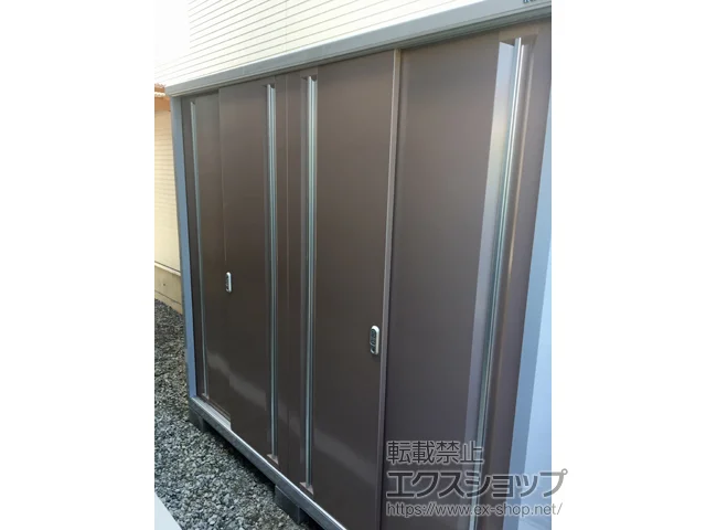長野県長野市のイナバの物置・収納・屋外倉庫 シンプリー 一般型 2160×755×1903（MJX-217E-P） MJX-217E-P-AR 施工例