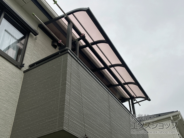 神奈川県横浜市ののバルコニー・ベランダ屋根 スピーネ R型 屋根タイプ 単体 積雪〜20cm対応 施工例