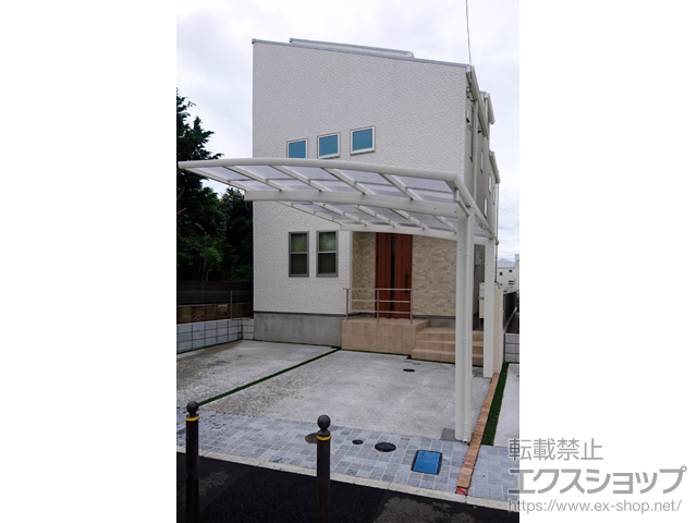 東京都狛江市ののカーポート レイナポートグラン　積雪〜20cm対応 施工例