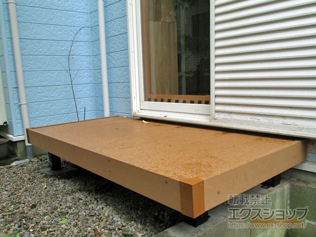 千葉県松戸市ののウッドデッキ マージウッドデッキ 施工例