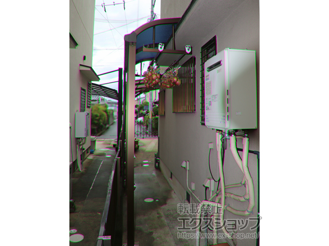 奈良県磯城郡田原本町ののテラス屋根 プレシオステラスII R型 テラスタイプ 単体 積雪〜20cm対応 施工例