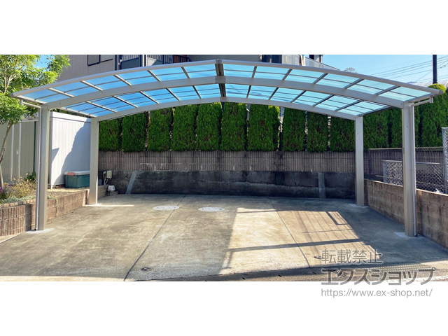 長崎県佐世保市ののカーポート レイナトリプルポートグラン　積雪〜20cm対応 施工例