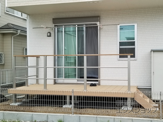 神奈川県海老名市ののウッドデッキ リウッドデッキ 200 施工例