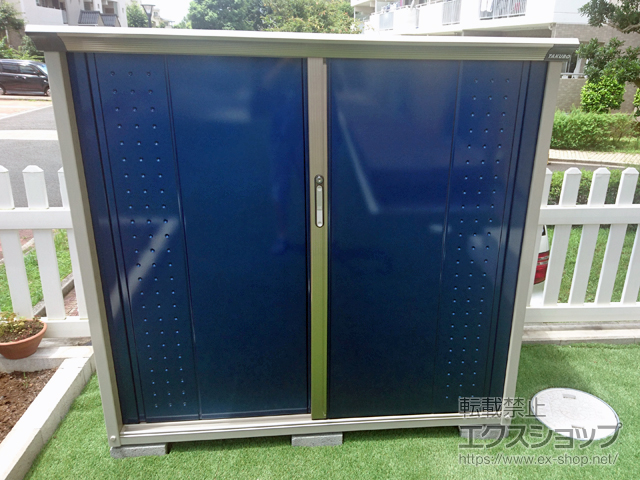 千葉県印西市のの物置・屋外倉庫 グランプレステージジャンプ 1488×650×1400 GP-156C-T-DB 施工例