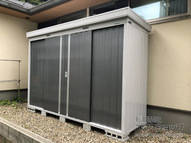 京都府京丹後市のの物置・屋外倉庫 ネクスタ 多雪地型 3050×950×2020（NXN-29S） NXN-29S-PG 施工例