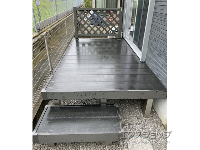 神奈川県相模原市ののウッドデッキ リウッドデッキ200 施工例