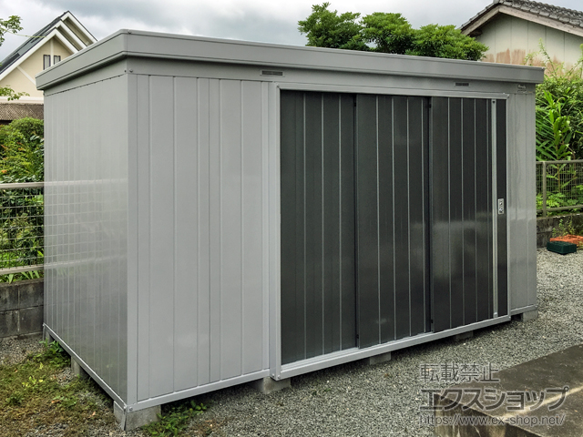 鹿児島県南さつま市のの物置・屋外倉庫 ネクスタ 一般型 3470×1790×2075（NXN-62S） NXN-62S-PG 施工例