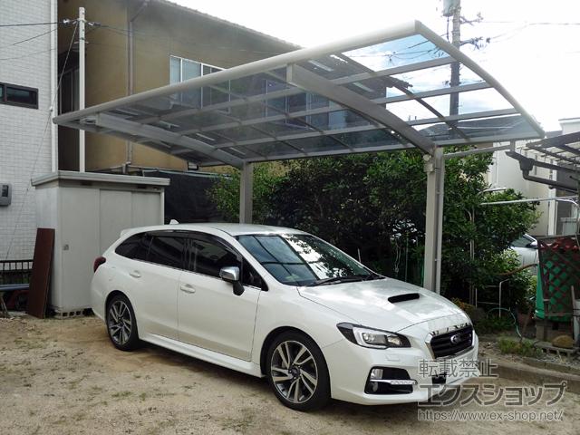 広島県福山市ののカーポート プレシオスポート 積雪〜20cm対応 施工例