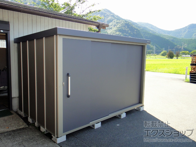 和歌山県西牟婁郡白浜町のの物置・屋外倉庫 エスケーエイト SK8-180 一般型 3000×2000×1940 SK8-180-GK 施工例