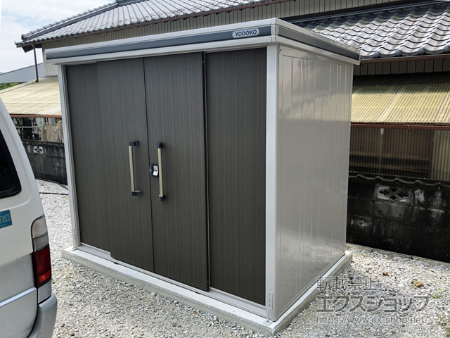 高知県南国市のの物置・屋外倉庫 エルモ 一般型 2570×1520×2120（LMD-2515） LMD-2515-DW 施工例