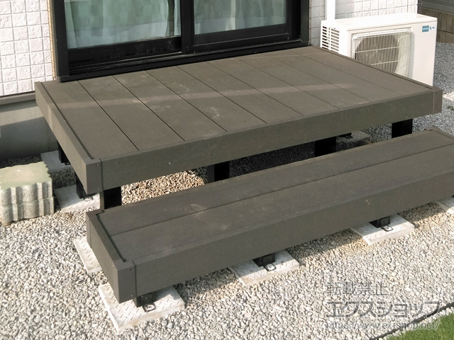 埼玉県深谷市ののウッドデッキ リウッドデッキ 200 施工例