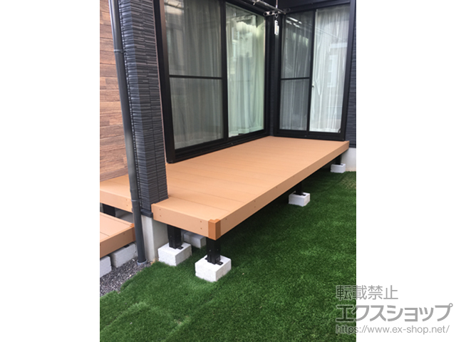 京都府舞鶴市ののウッドデッキ リウッドデッキ 200 施工例