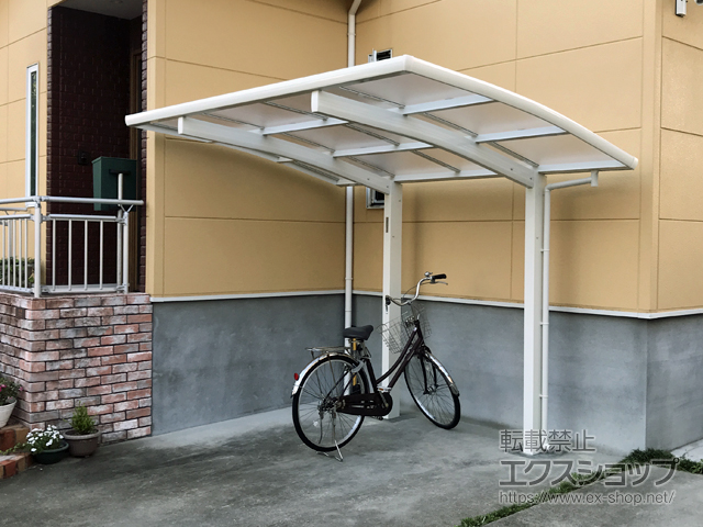宮崎県宮崎市ののサイクルポート・駐輪場 レイナポートグランミニ 積雪〜20cm対応 施工例