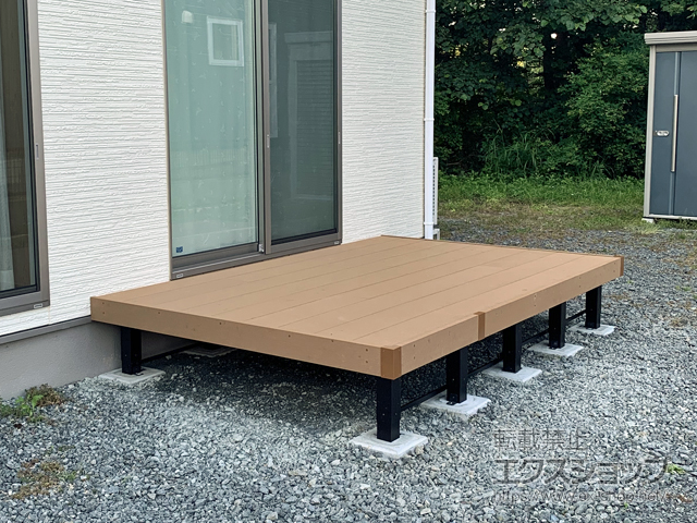 岩手県宮古市ののウッドデッキ リウッドデッキ 200 施工例