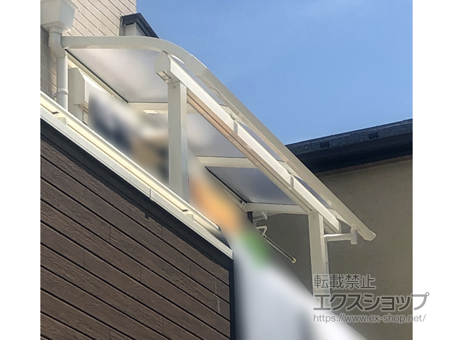 埼玉県さいたま市ののバルコニー・ベランダ屋根 ソラリア R型 屋根タイプ 単体 積雪〜20cm対応 施工例