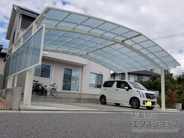 山梨県甲府市ののカーポート レイナトリプルポートグラン　積雪〜20cm対応 施工例