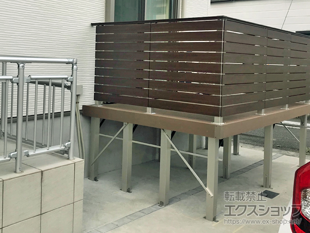 神奈川県相模原市ののウッドデッキ リウッドデッキ 200 施工例