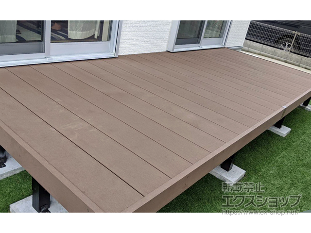 埼玉県三郷市ののウッドデッキ リウッドデッキ 200 施工例