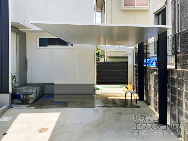 熊本県熊本市ののカーポート カーポートSC 積雪対応20cm 施工例