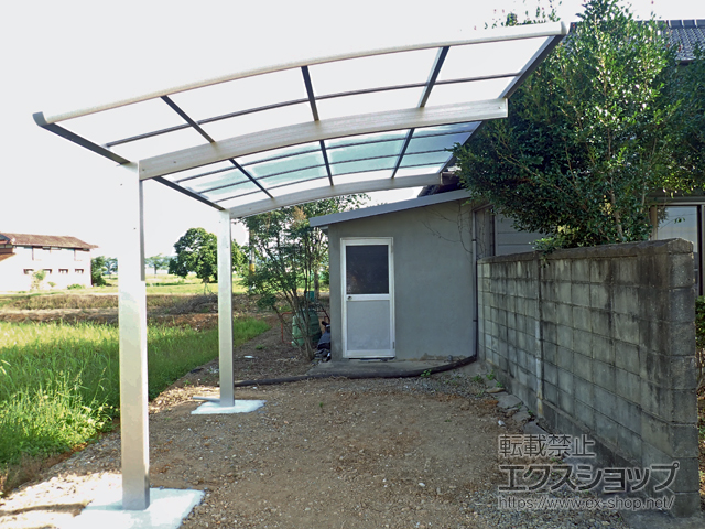 兵庫県加西市ののカーポート プレシオスポート 積雪〜20cm対応 施工例