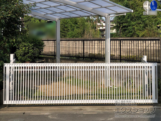 埼玉県川口市ののカーゲート ワイドオーバードアS2型 電動式 施工例