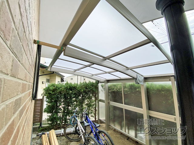 福岡県福岡市ののサイクルポート・駐輪場 プレシオスポート ミニ 積雪〜20cm対応 施工例