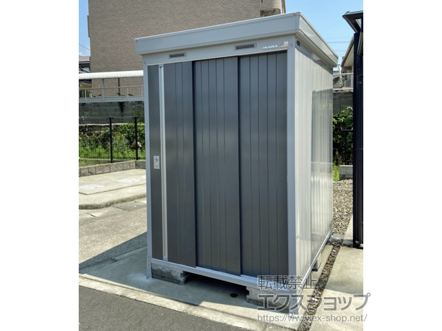 鹿児島県姶良市のの物置・屋外倉庫 ネクスタ 一般型 1370×1790×2020（NXN-25CS） NXN-25CS-PG 施工例