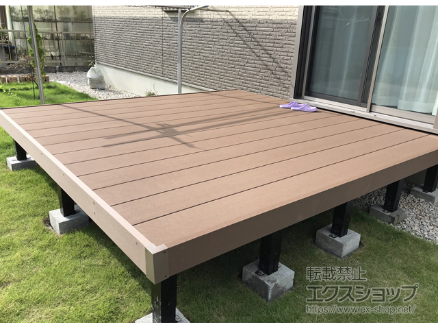 三重県員弁郡東員町ののウッドデッキ リウッドデッキ 200 施工例