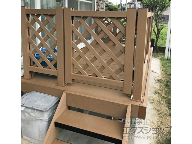 埼玉県春日部市ののウッドデッキ リウッドデッキ 200 施工例