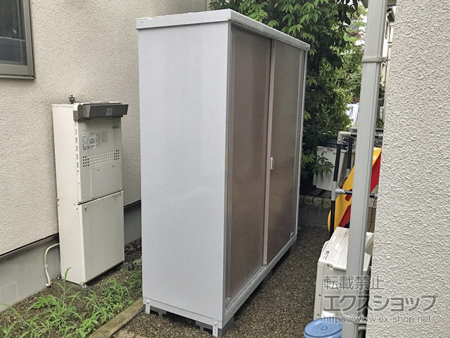東京都西東京市のの物置・屋外倉庫 シンプリー 一般型 1740×615×1903 MJX-176E-P-AR 施工例