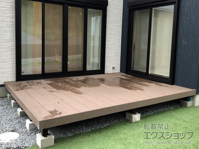 兵庫県三田市ののウッドデッキ リウッドデッキ 200 施工例