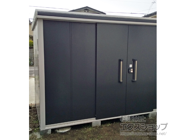 千葉県君津市のの物置・屋外倉庫 エルモ 一般型 3620×1870×2118 LMD-3618-SM 施工例