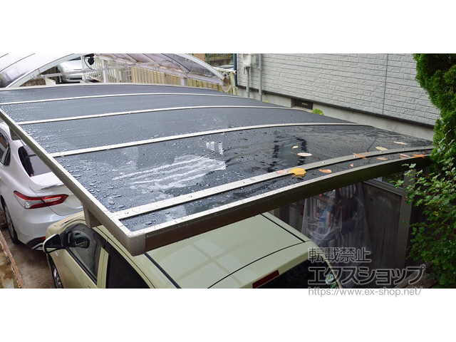 宮城県仙台市ののカーポート プレシオスポート アルファ 積雪〜20cm対応 施工例
